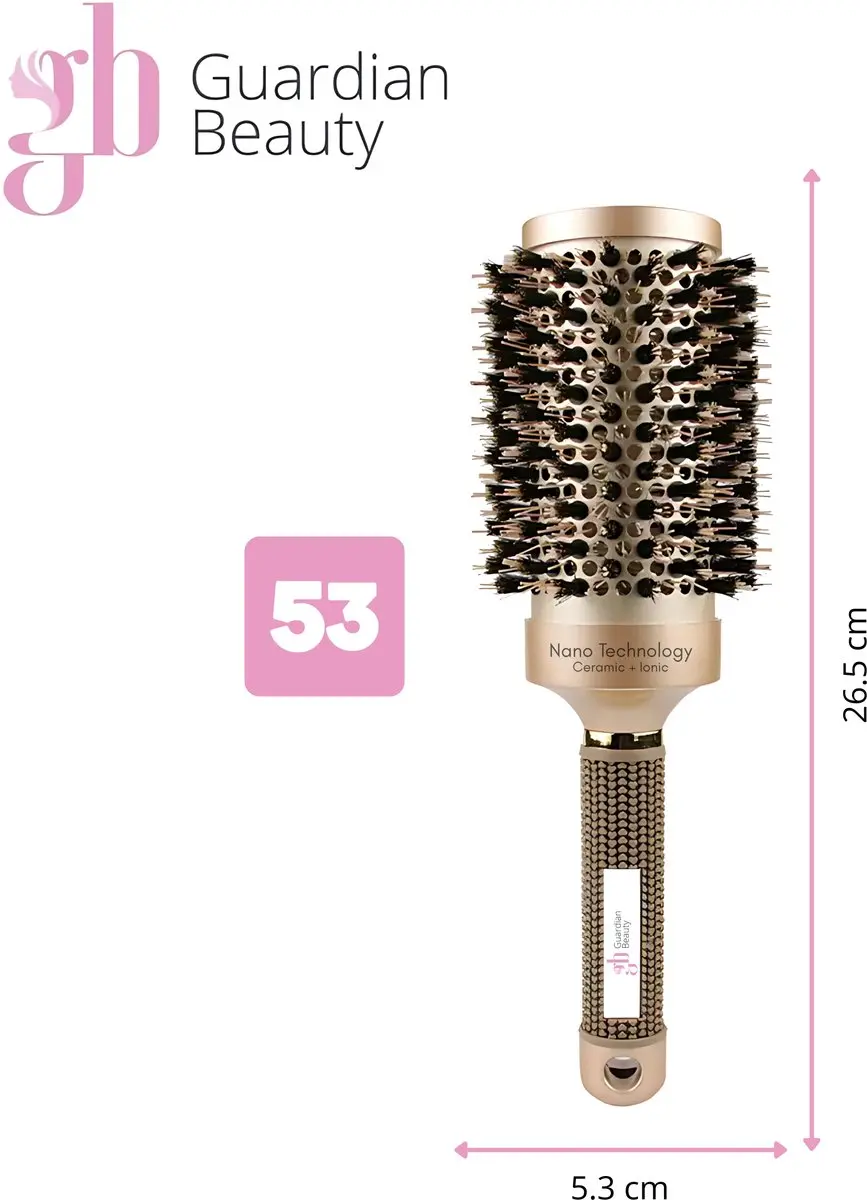 Guardian Beauty Föhnborstel - 4-delig - Keramisch & Ionisch - Goud