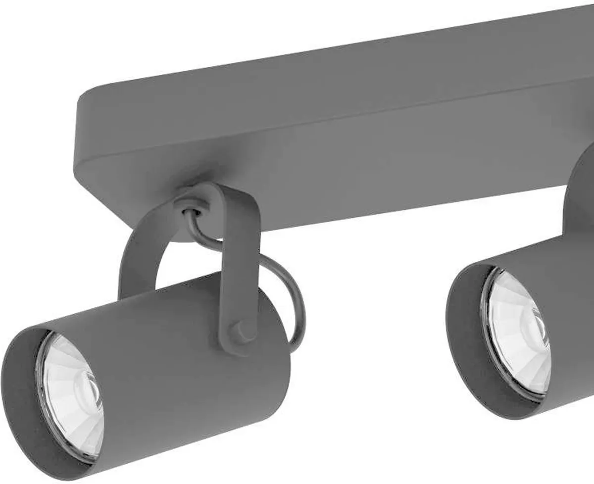 Eglo Sorego Spot GU10 - 4 Lichtpunten 58cm - Zwart
