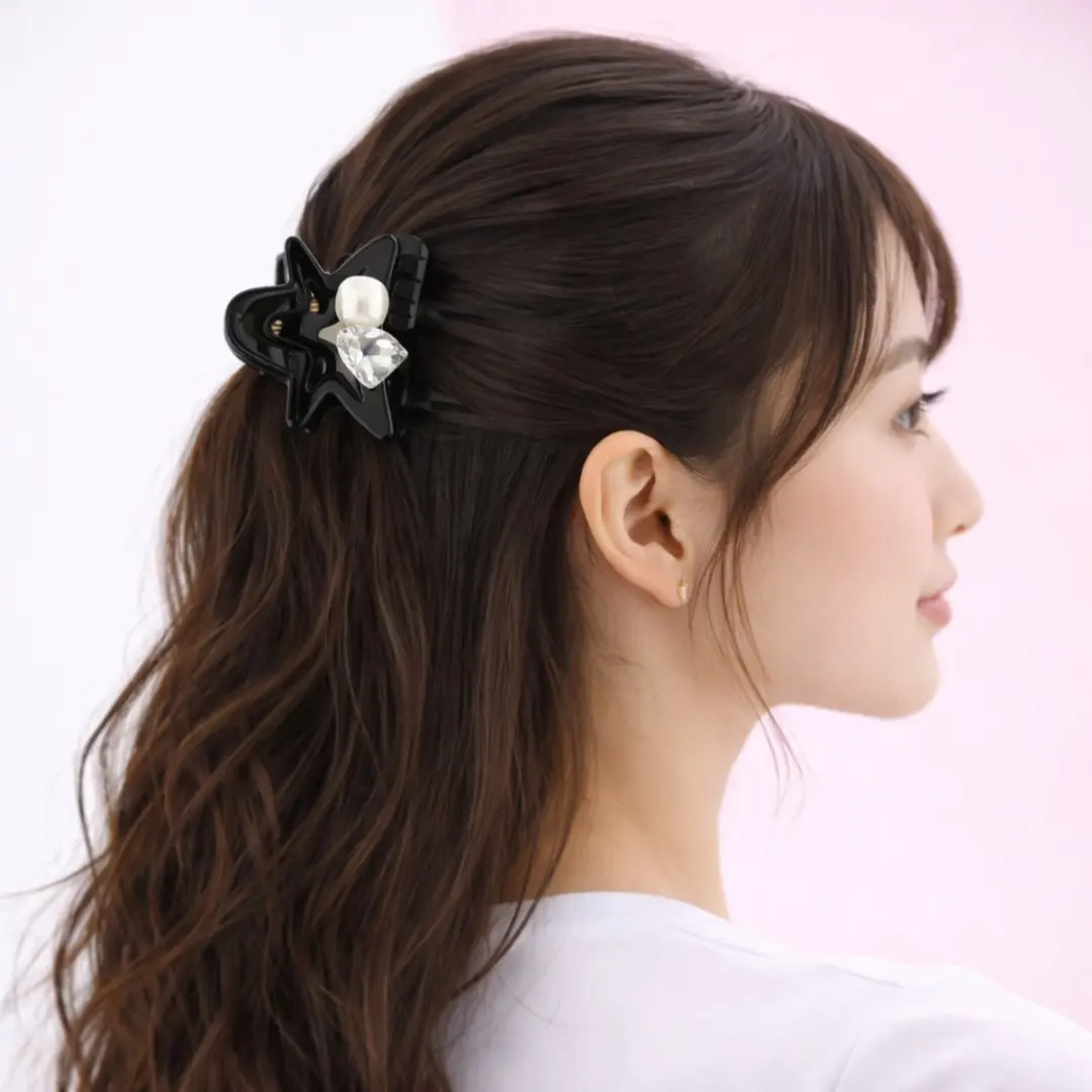 Guardian Beauty Haarclips - 6 Stuks - Zwart/Lichtbeige/Donkerbruin