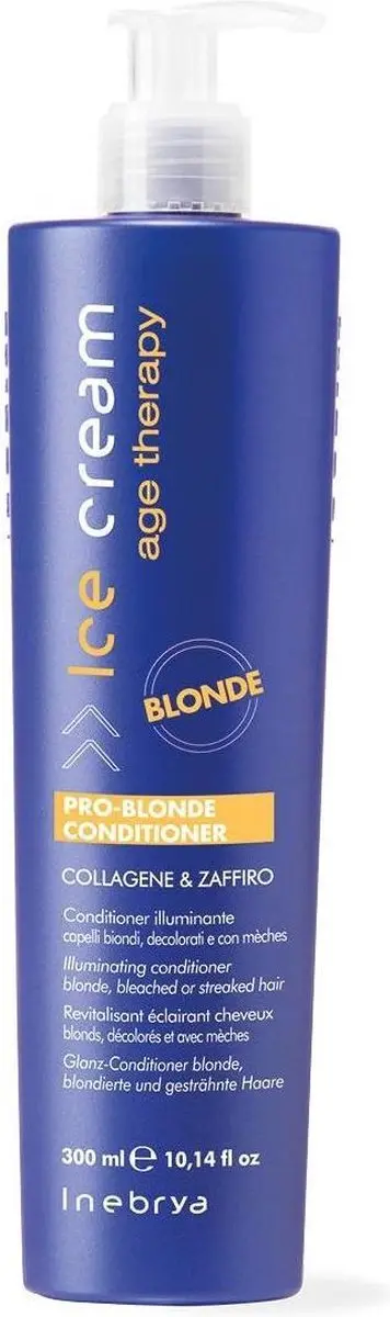 Inebrya Pro-Blonde Conditioner Collagen & Sapphire 300ml
