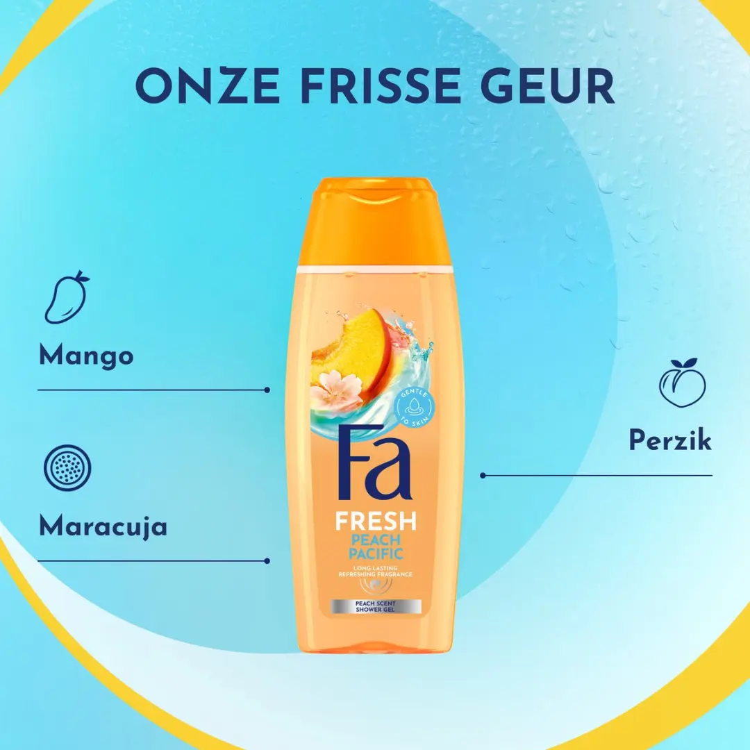 Fa Peach Pacific Douchegel - 12x250ml