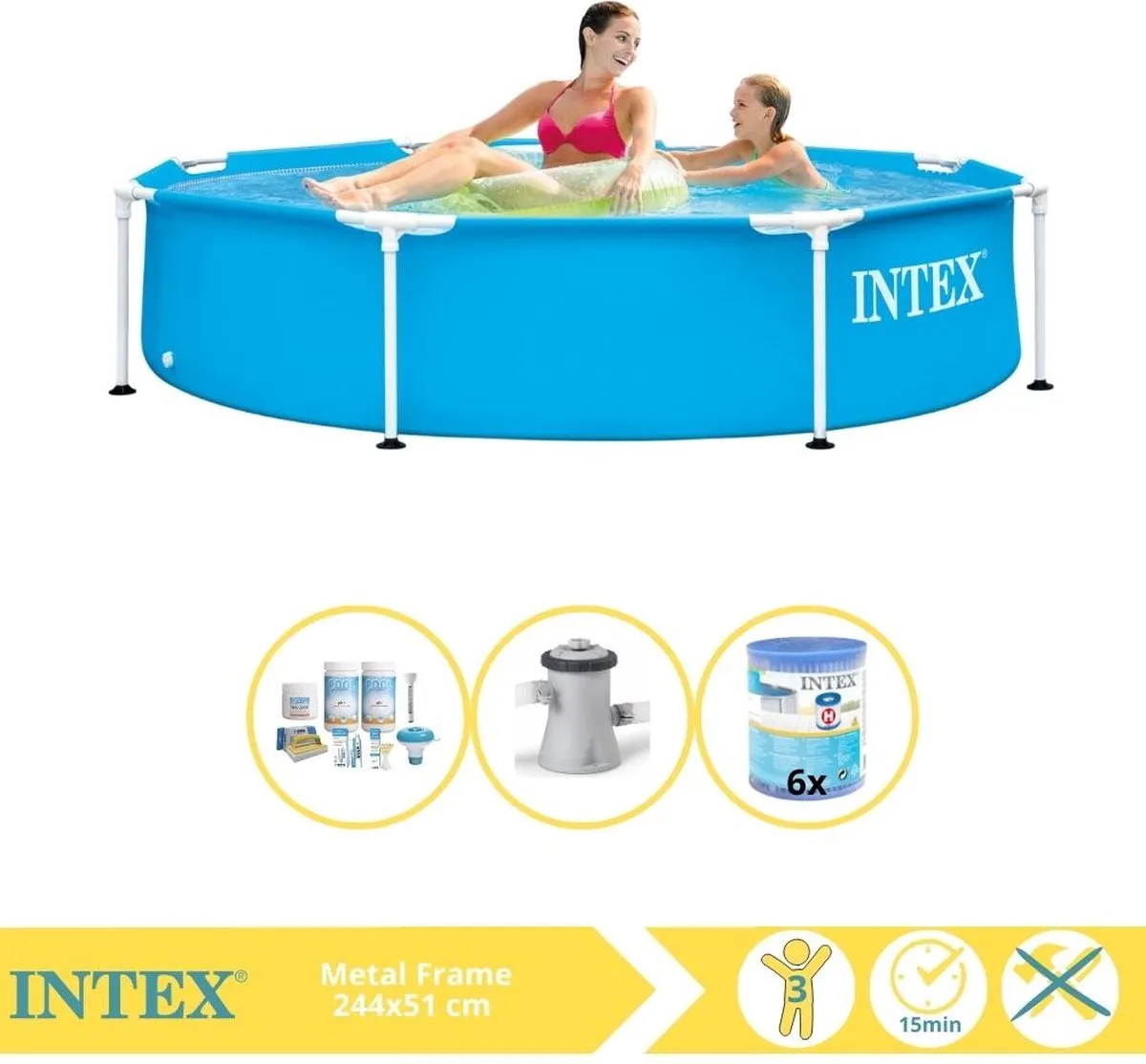 Intex Metal Frame Zwembad 28205NP