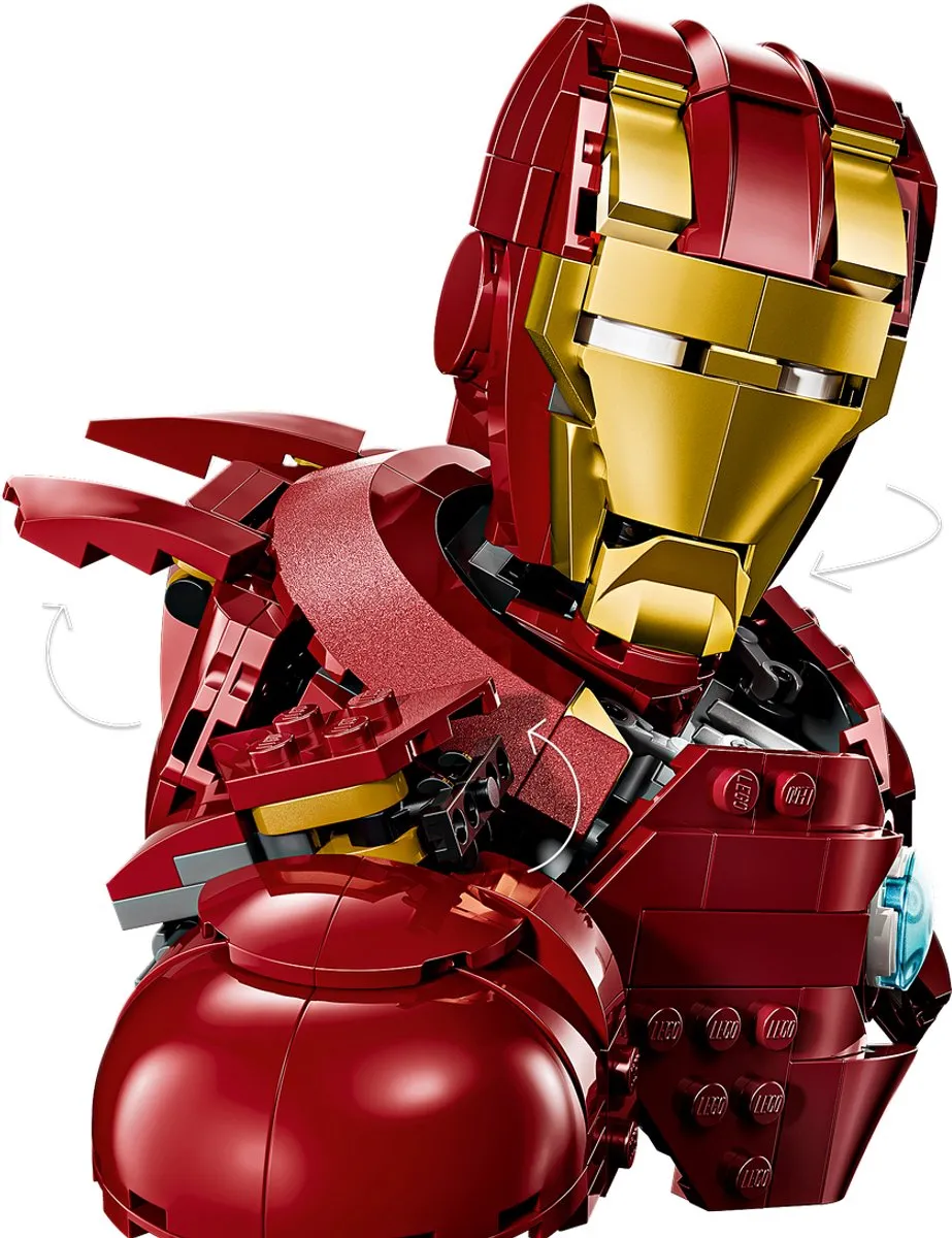 LEGO Marvel Iron Man MK4 Buste 76327 - 436 Stukken