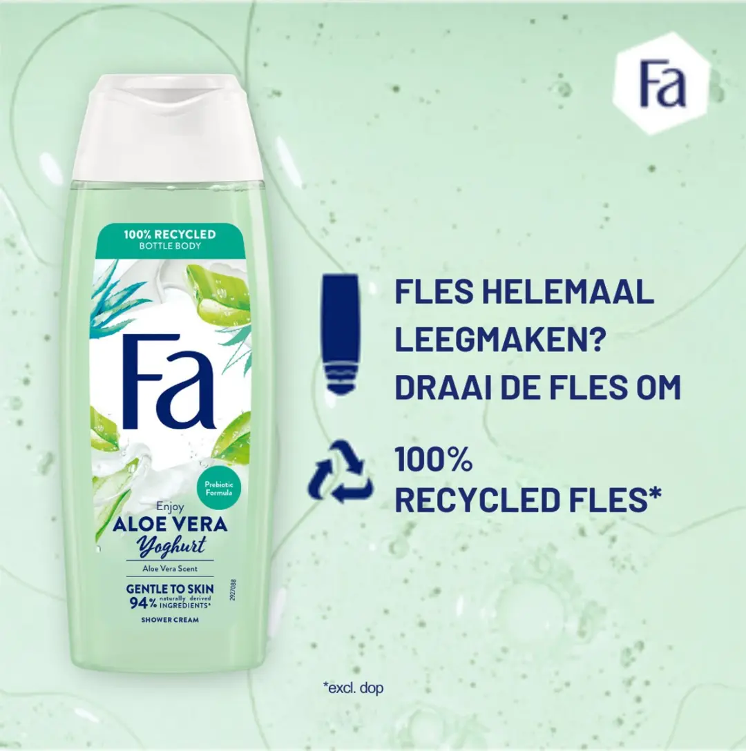 Fa Douchegel Yoghurt & Care Aloe Vera 250ml - 6 Stuks