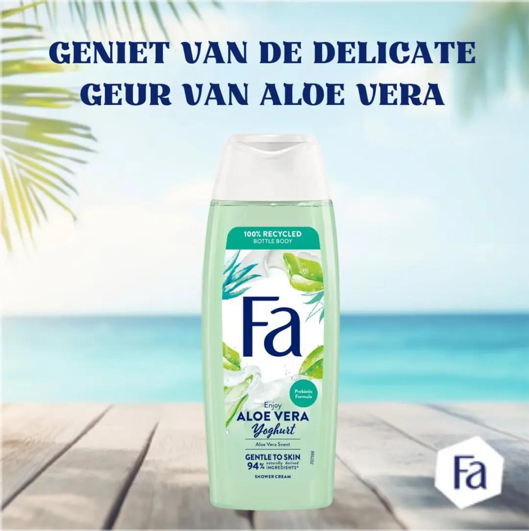 Fa Douchegel Yoghurt & Care Aloe Vera 250ml - 6 Stuks