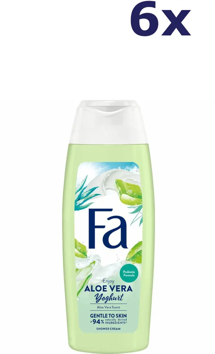 Fa Douchegel Yoghurt & Care Aloe Vera 250ml - 6 Stuks