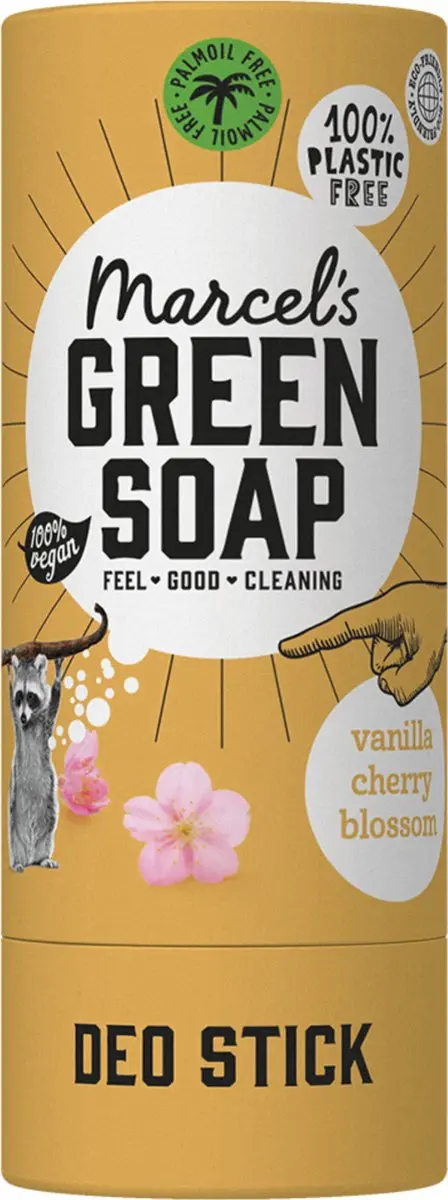 Marcel's Green Soap Deo Stick Vanille & Kersenbloesem - 240g (6x40g)