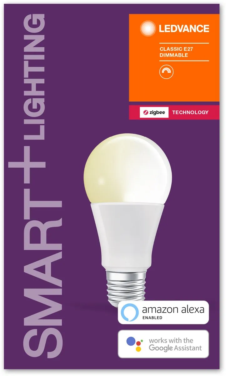 LEDVANCE SMART+ Classic Dimmable E27 9W Warm Wit