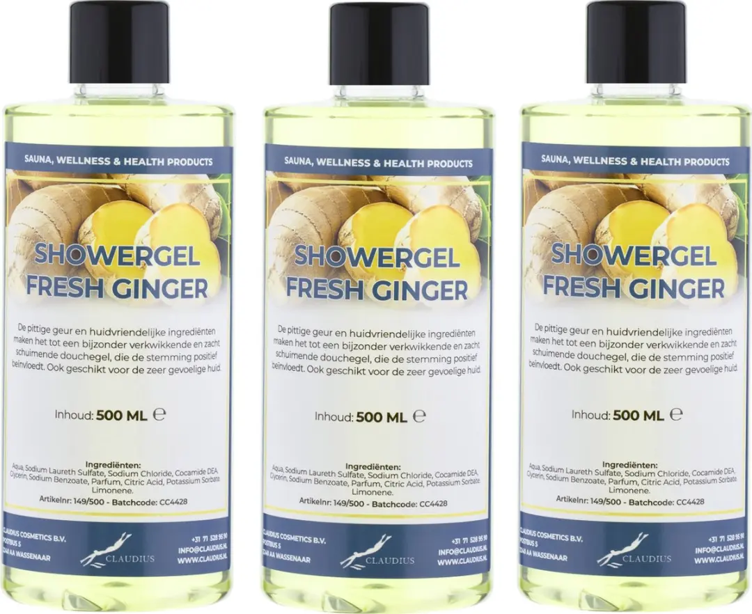 Splashbox Cosmetics Fresh Ginger Douchegel 500ml