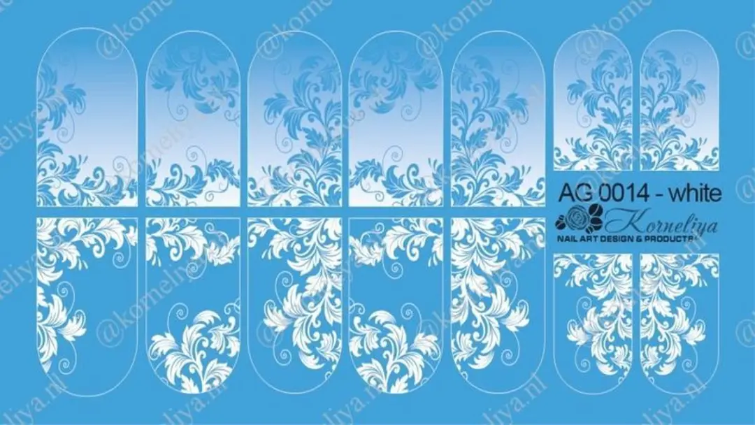 Korneliya Airbrush Waterdecal AG 0014