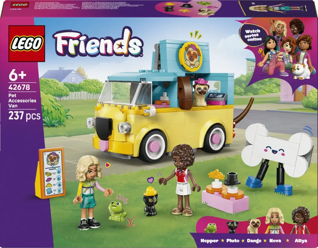 LEGO Friends Bestelwagen Dierenaccessoires