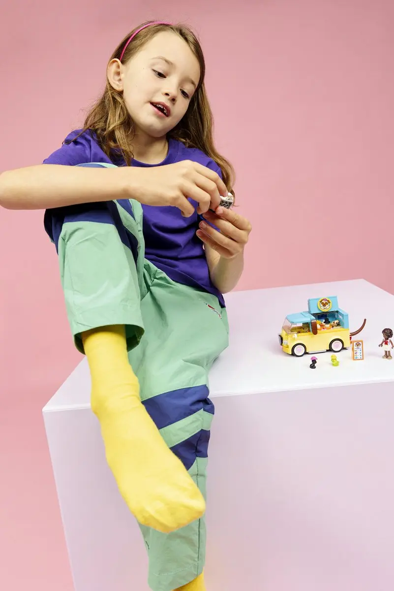 LEGO Friends Bestelwagen Dierenaccessoires - 5 Minifiguren - Multicolor
