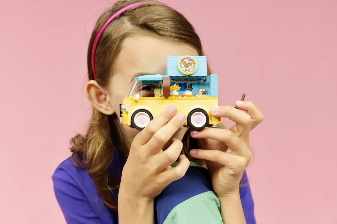 LEGO Friends Bestelwagen Dierenaccessoires - 5 Minifiguren - Multicolor