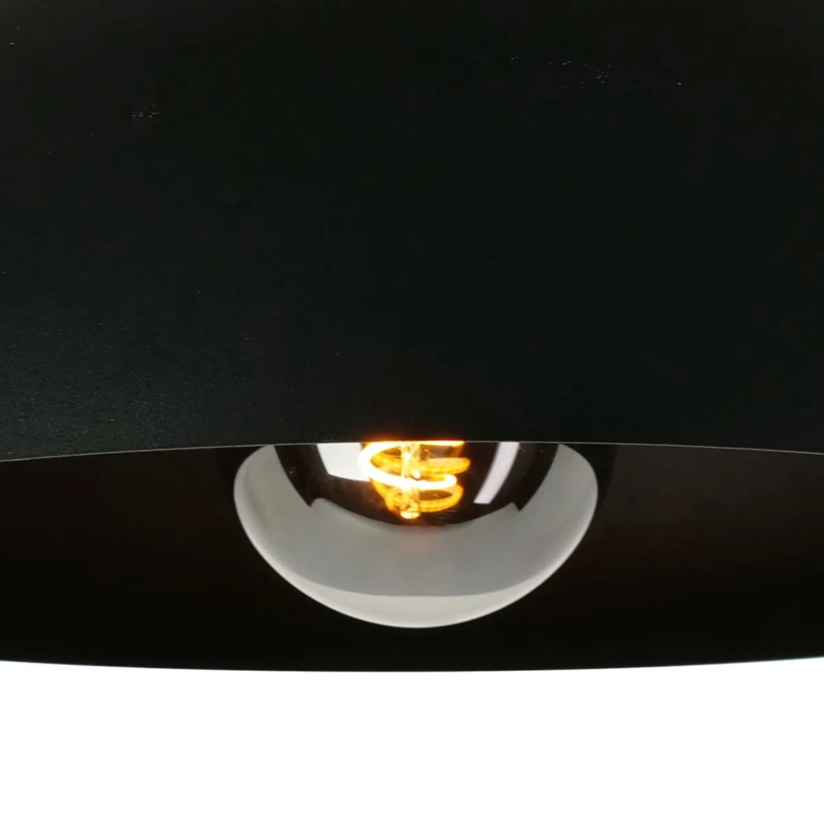 Eglo Mogano Plafondlamp E27 - Ø40cm - Zwart