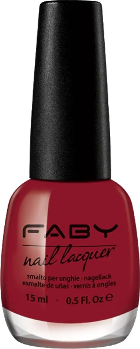 FABY Vegan Nagellak Rood