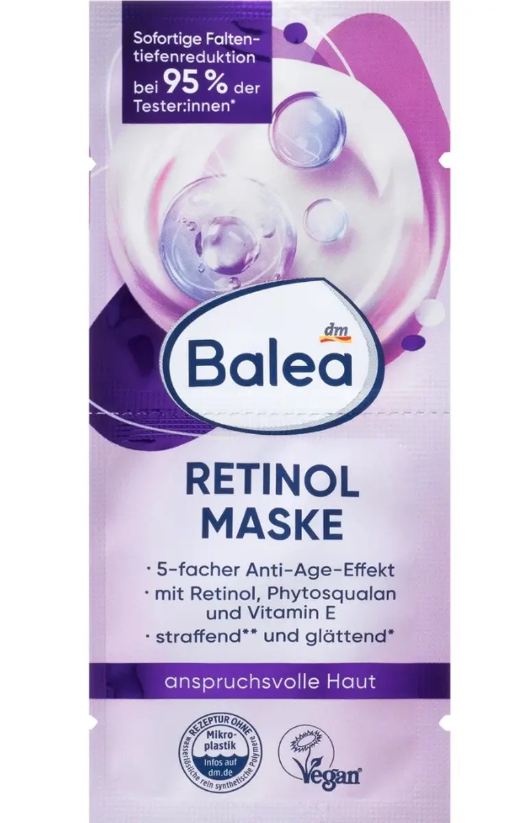 Balea Retinol Gezichtsmasker 16ml