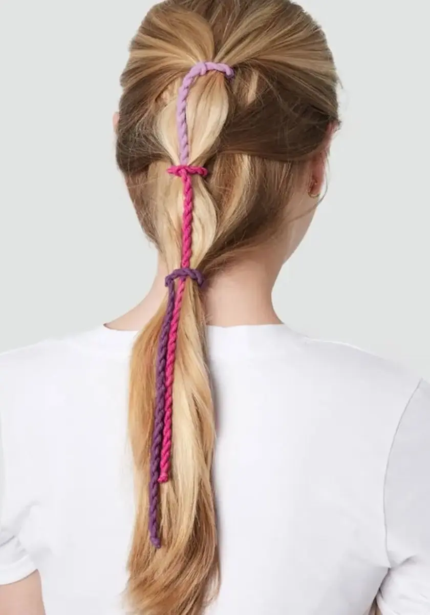 Haarsoires Haarelastieken Basic - Bruin Beige - 3 Stuks