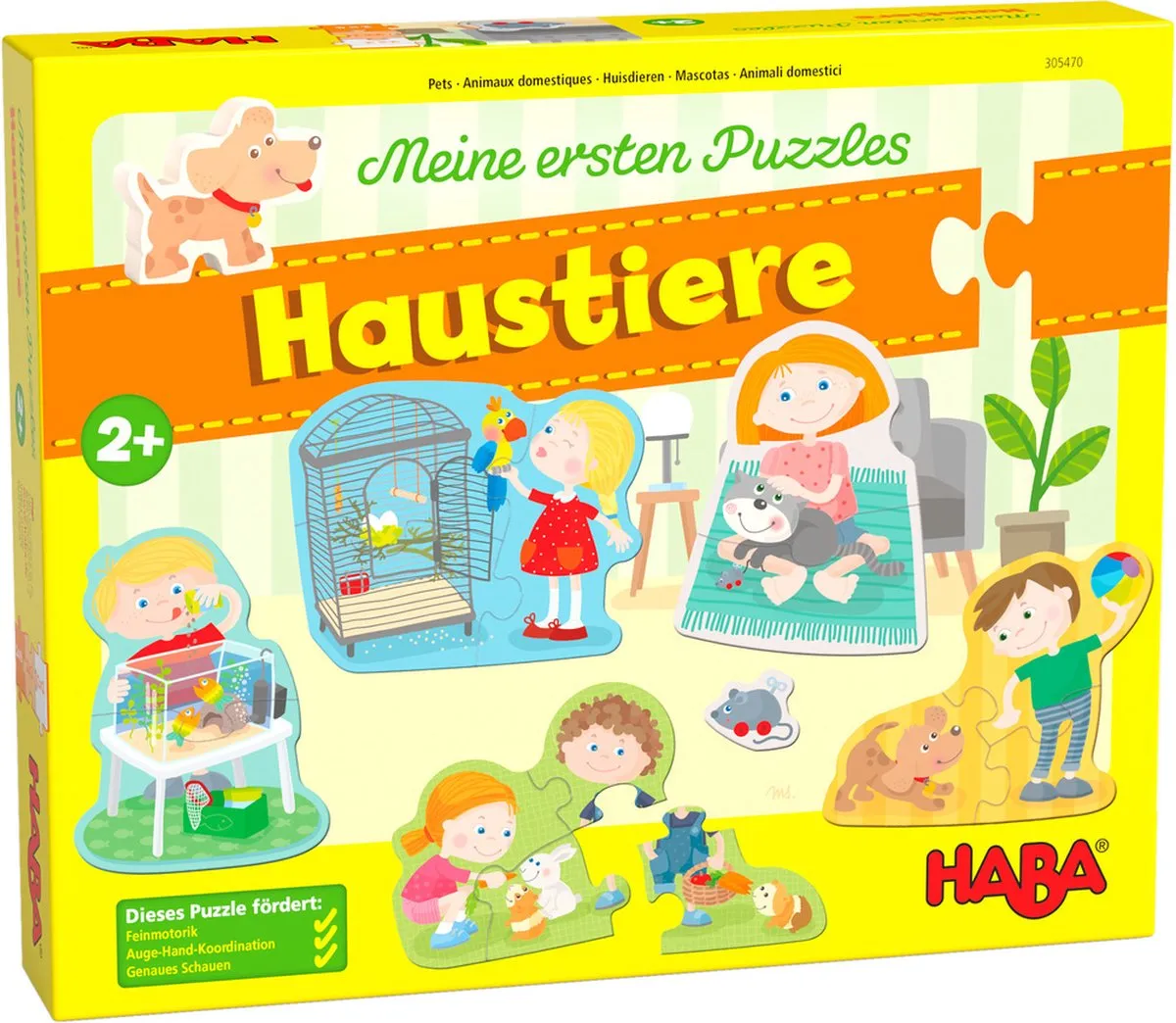 Haba Puzzel Huisdieren Karton 14 Stuks