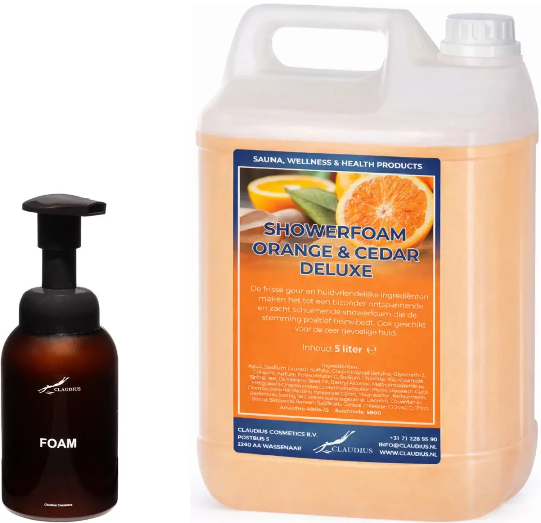 Splashbox Cosmetics Foam Zeep 5L Orange & Cedarwood