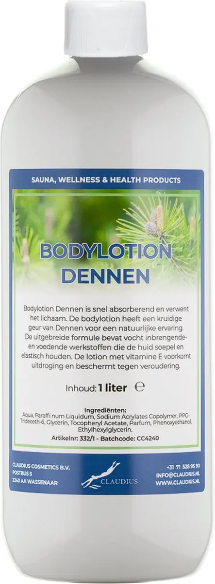 Splashbox Cosmetics Dennen Bodylotion 1L