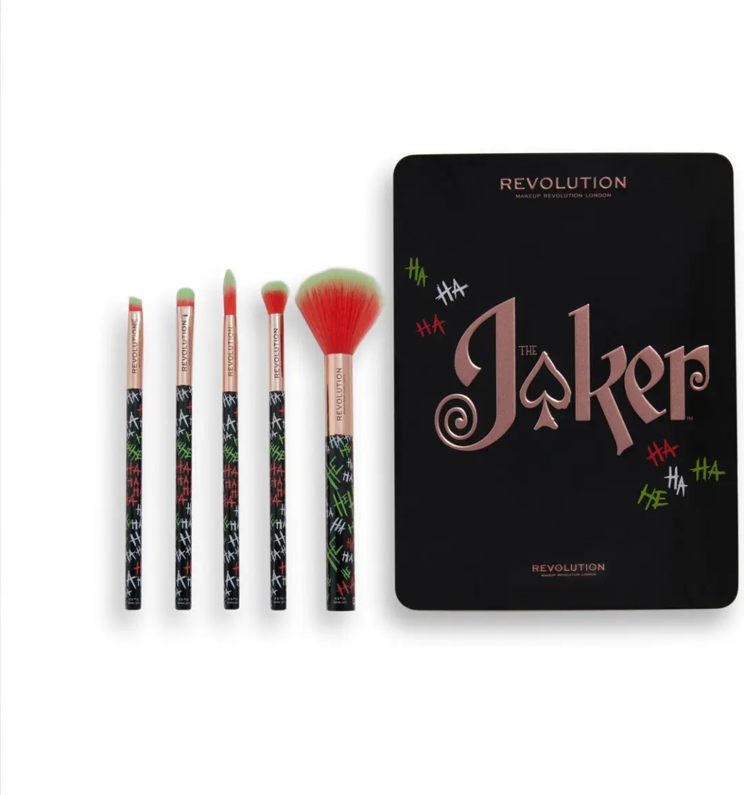 Makeup Revolution The Joker Put On A Happy Face Brush Set