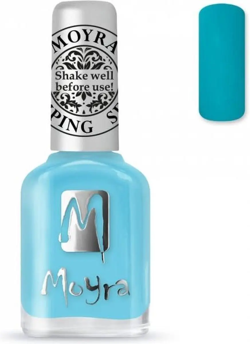 Moyra Stamping Nagellak 12ml - Turquoise