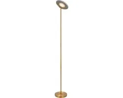 Lucide Zenith Vloerlamp - Ø25,4cm Mat Goud/Messing