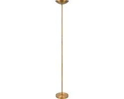 Lucide Zenith Vloerlamp - Ø25,4cm Mat Goud/Messing