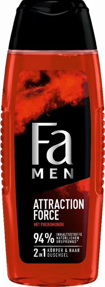 Fa Attraction Force Douchegel Mannen Bergamot & Limoen 250ml