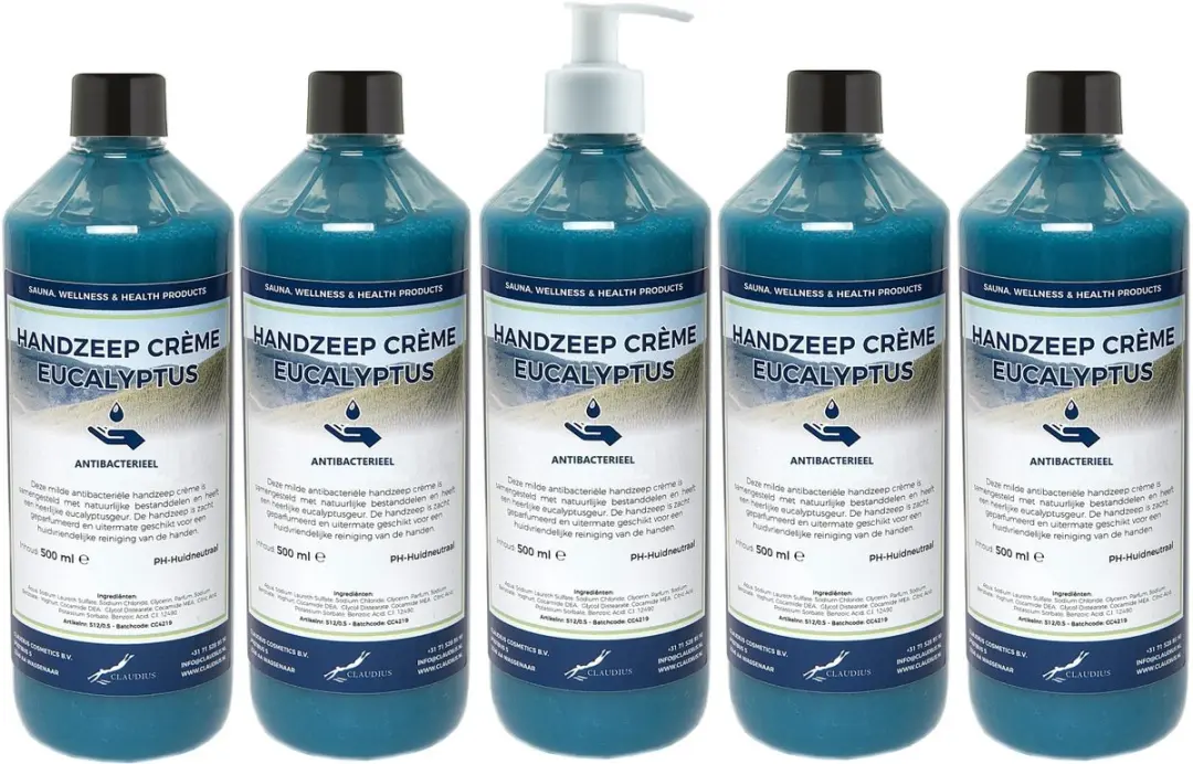 Splashbox Cosmetics Handzeep Crème Eucalyptus 500ml