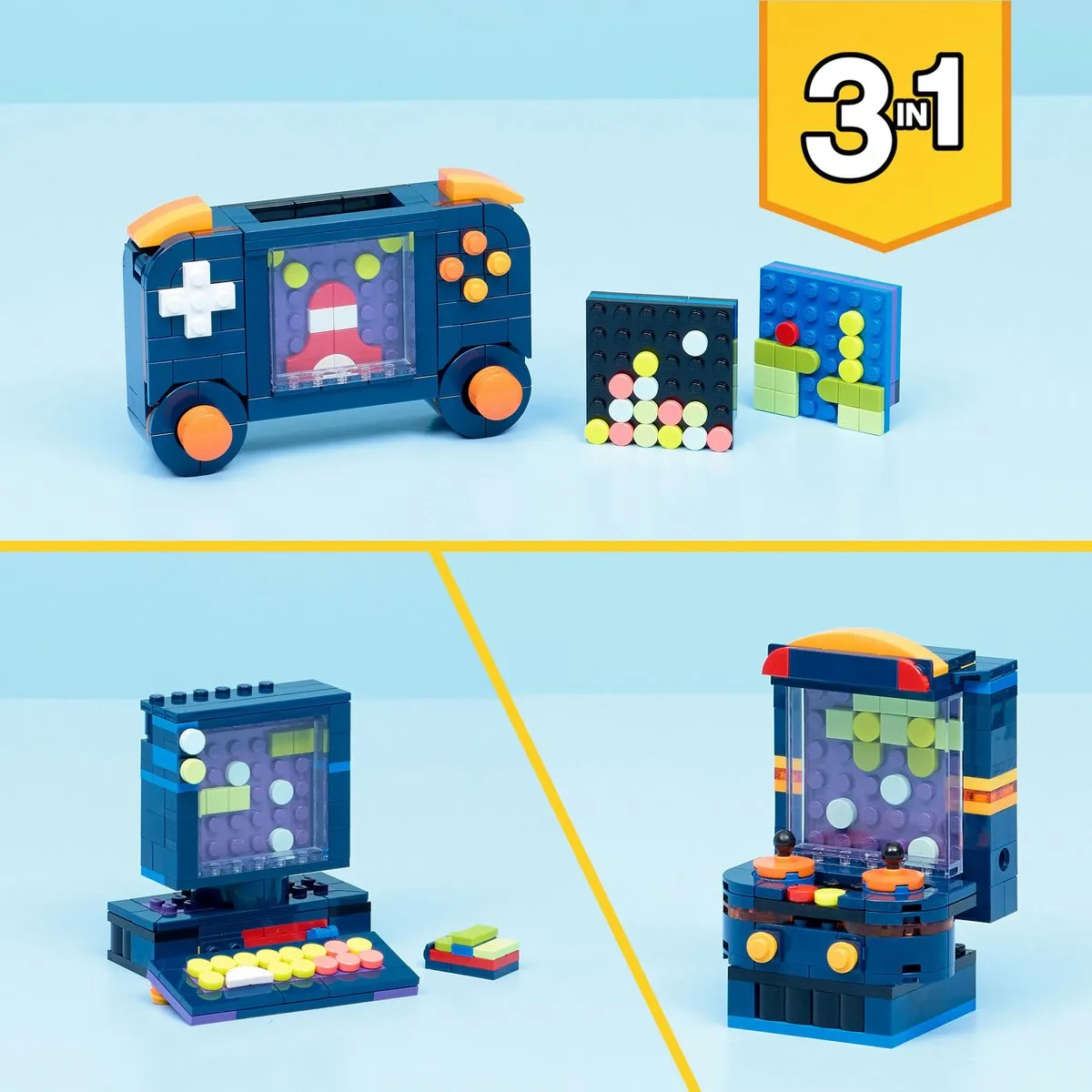 LEGO Creator 3in1 Retro Spelcomputer 31380 - Multicolor - afbeelding 6 van 6