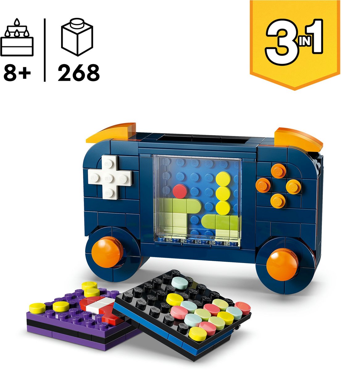 LEGO® Creator 3in1 Retro Spelcomputer Speelgoedmodel - Bouw Om tot Desktop of Speelautomaat - 31380