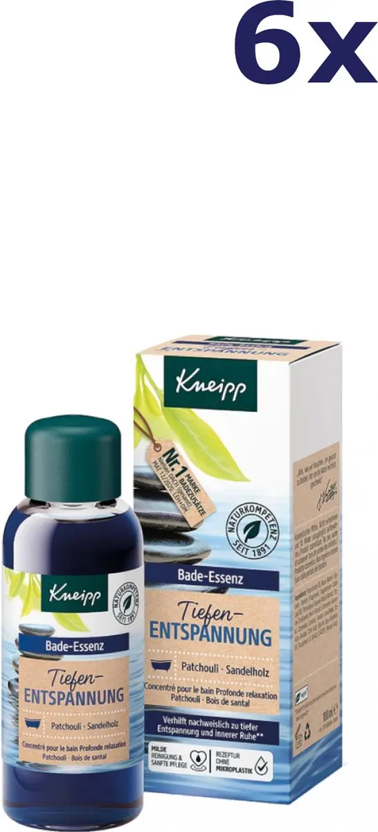 Kneipp Badolie Deep Relaxation 6x100ml
