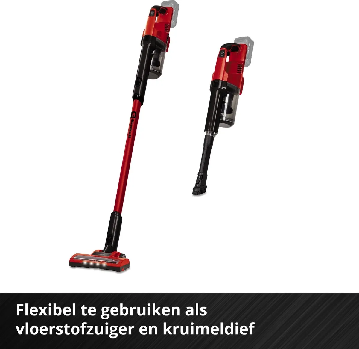Einhell TE-SV 18 Li Solo Accu Stofzuiger - 0,6L - Rood/Zwart