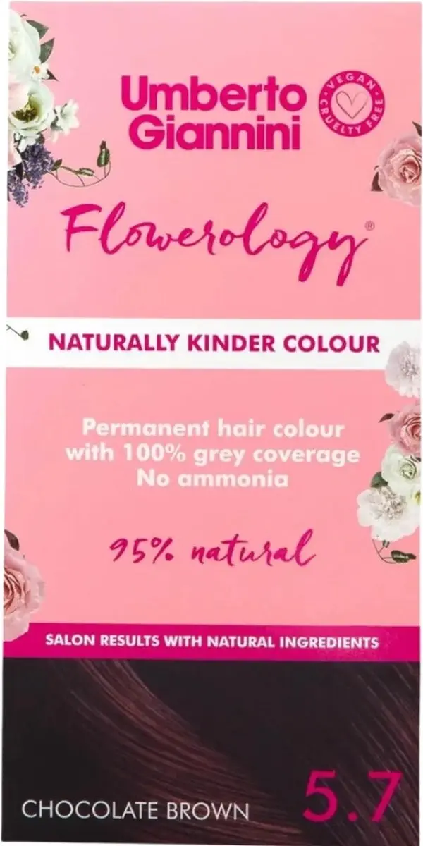 Umberto Giannini Flowerology Vegan Colour Chocolate Brown 110ml