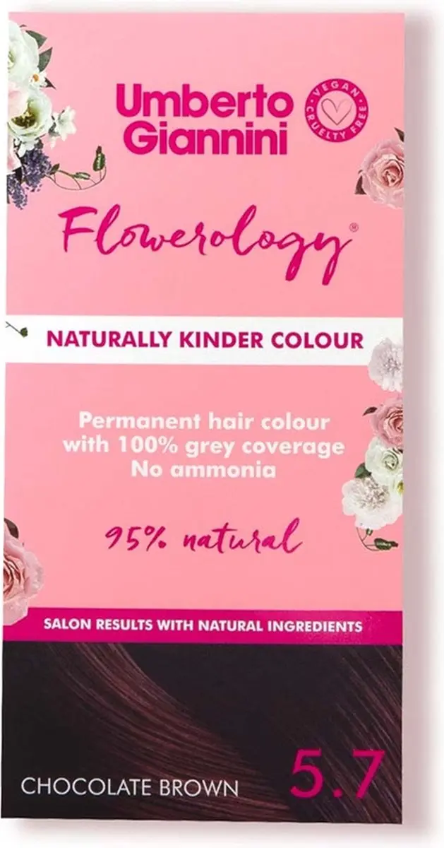 Umberto Giannini Flowerology Vegan Colour Chocolate Brown 110ml