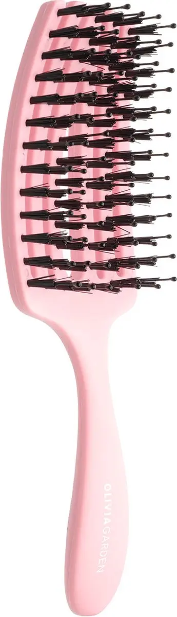 Olivia Garden Fingerbrush Care Mini Kids - Roze