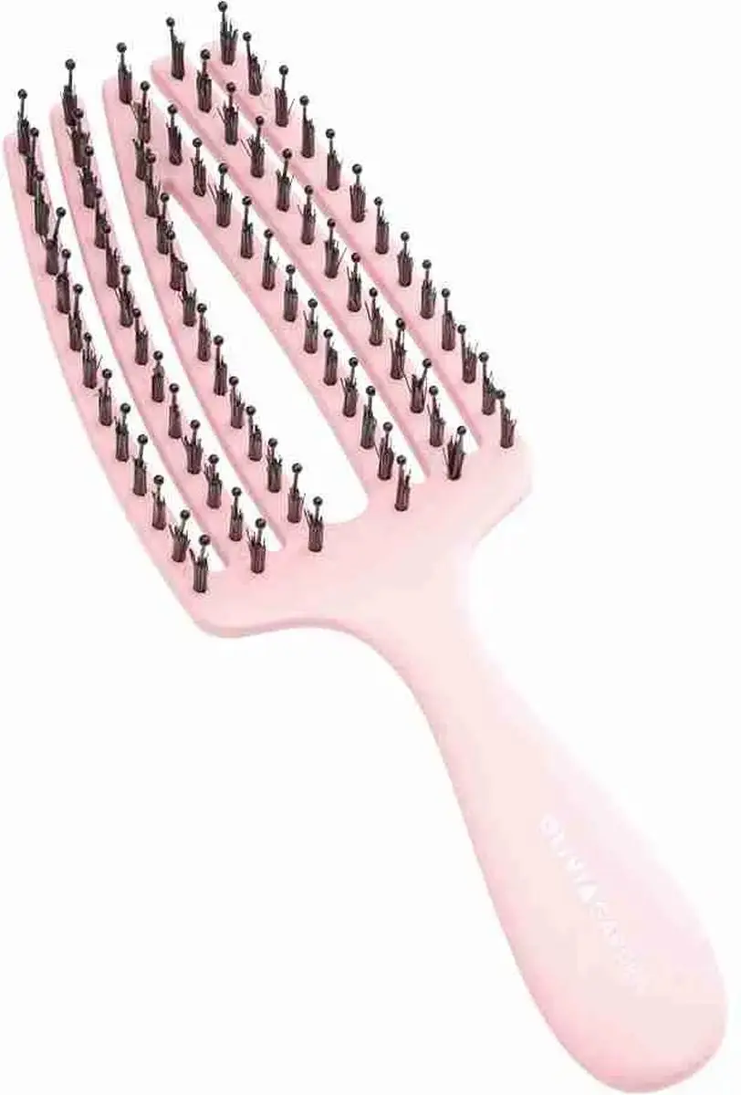 Olivia Garden Fingerbrush Care Mini Kids - Roze - afbeelding 6 van 6