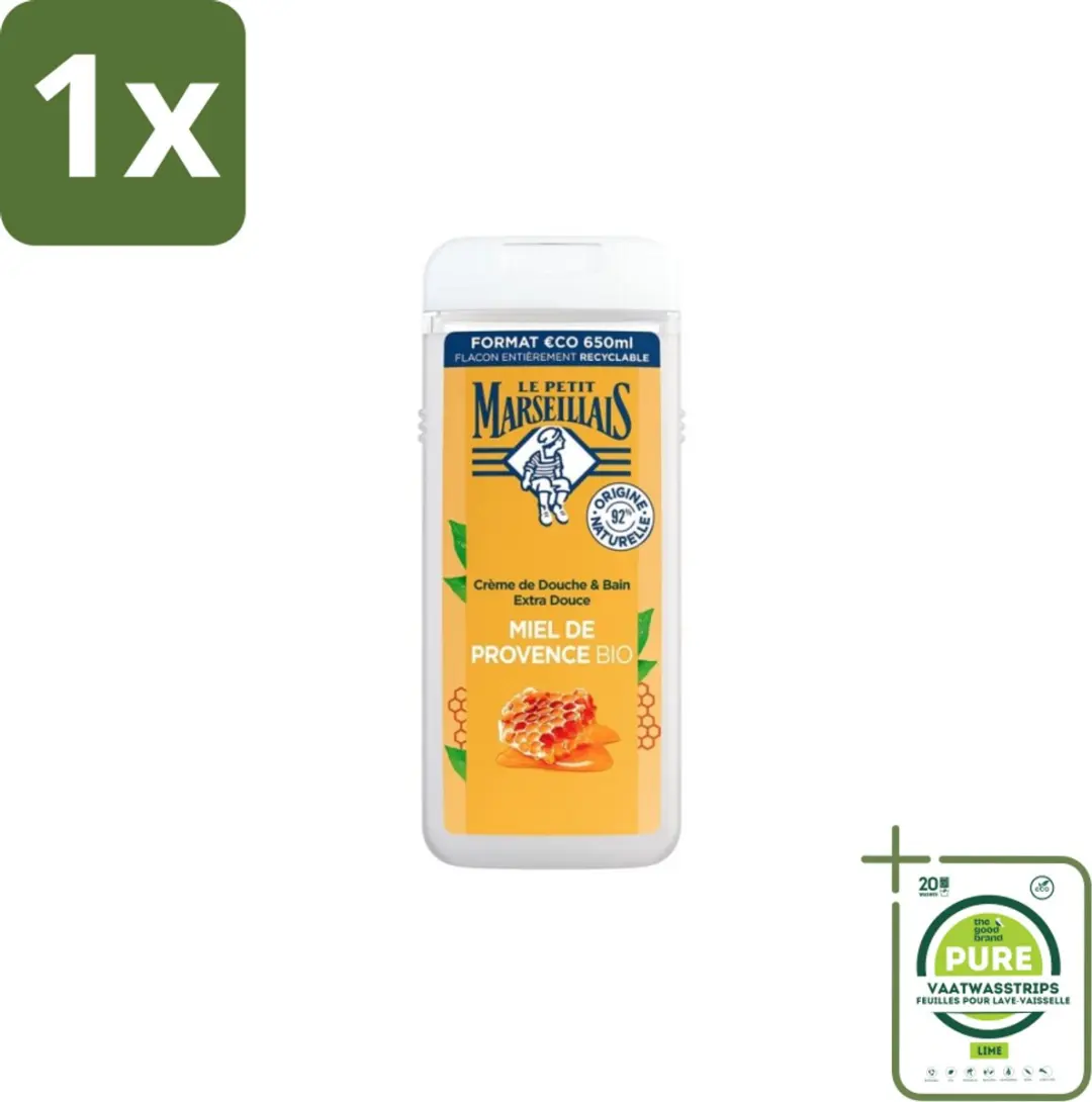 Le Petit Marseillais Douche & Bad Honing 650ml