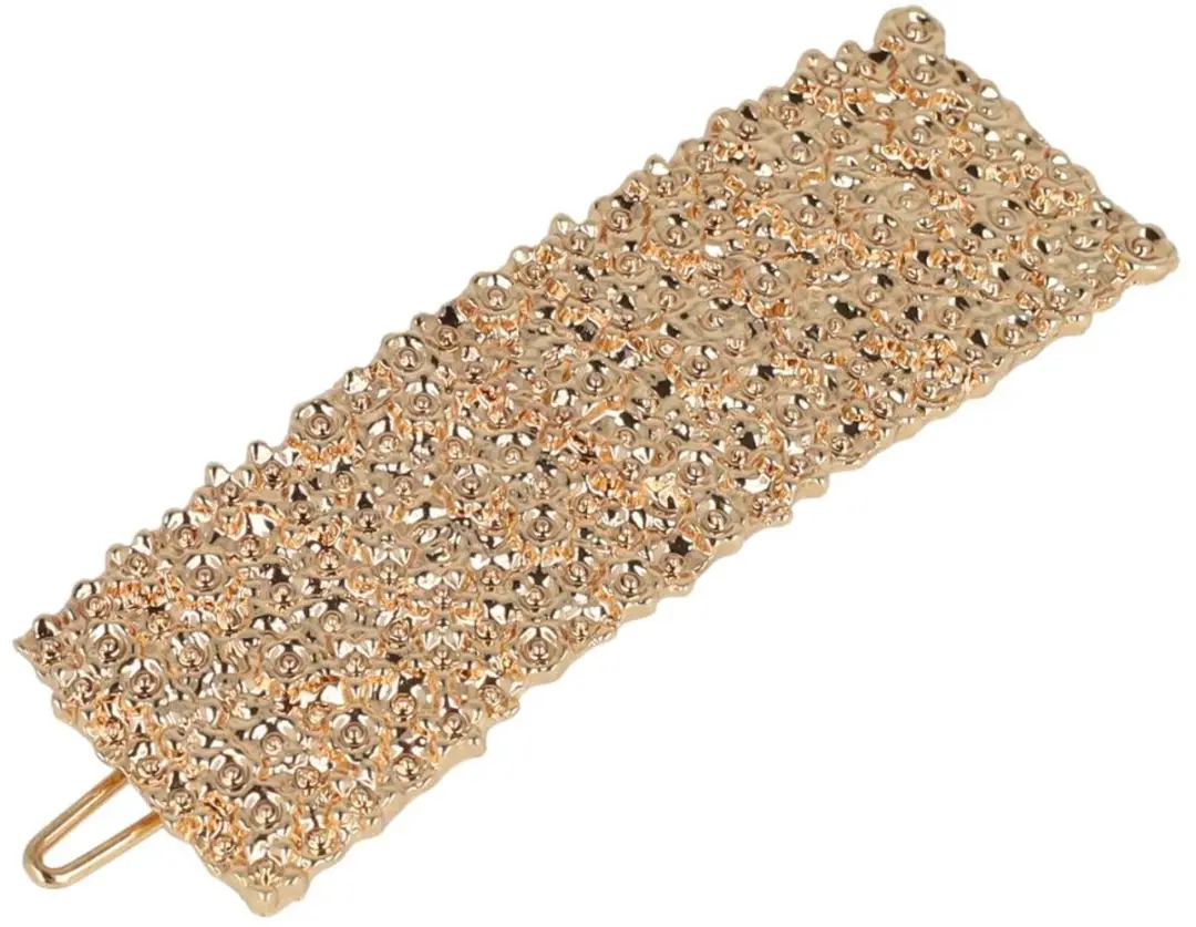 Haarsoires Haarspeld 7cm - Rechte Vorm - Geribbeld - Goud