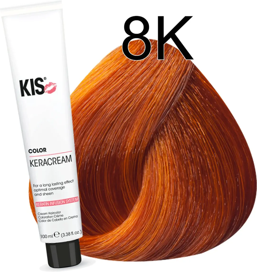 KIS Haarverf 8K Licht Koper 100ml - Permanent