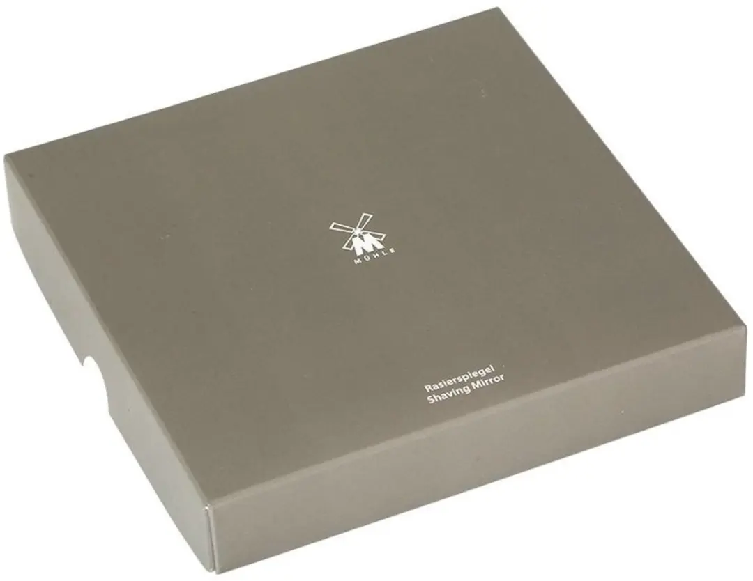 Mühle Scheerspiegel met standaard - 11cm - Chrome