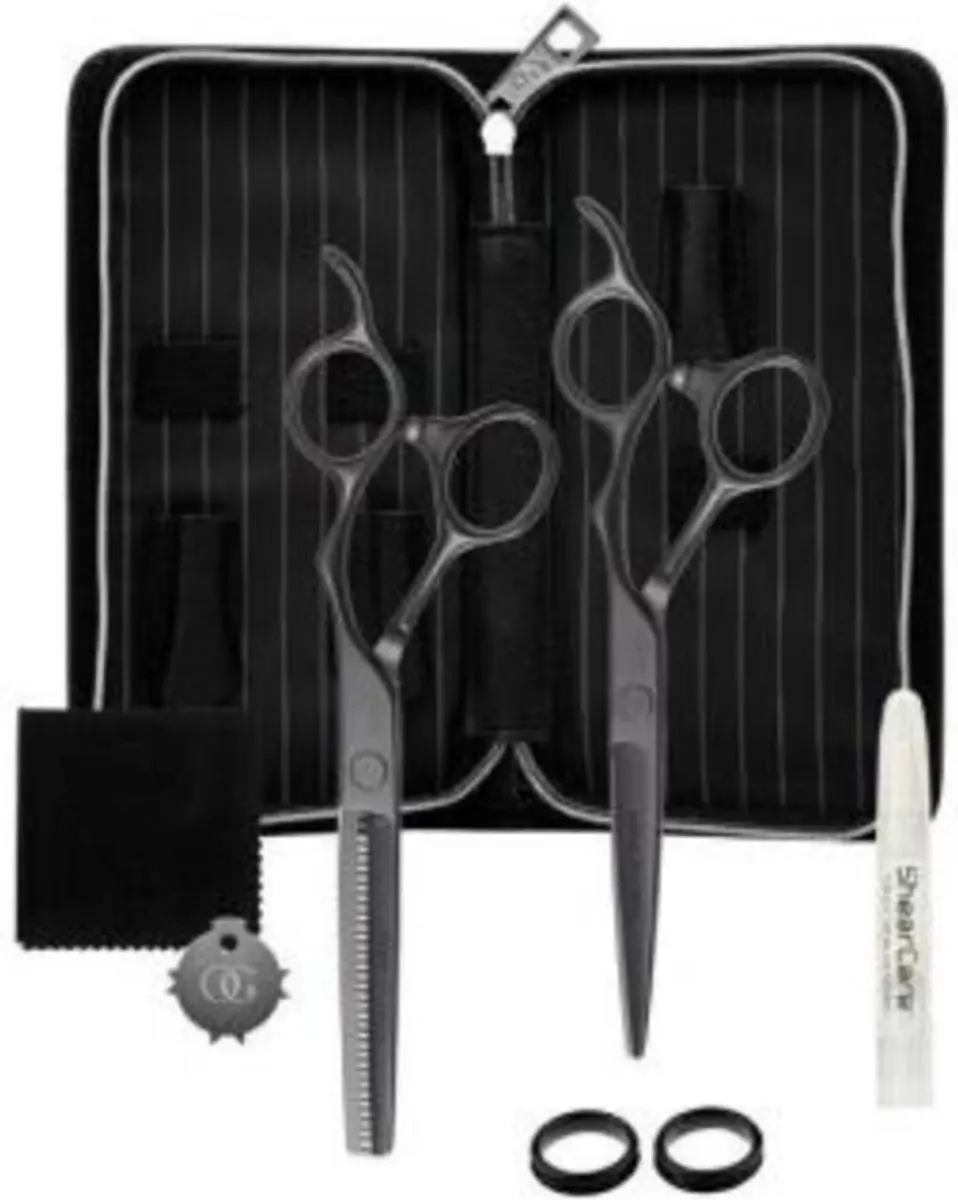 Olivia Garden Silkcut Pro Scharenset - Matt Black