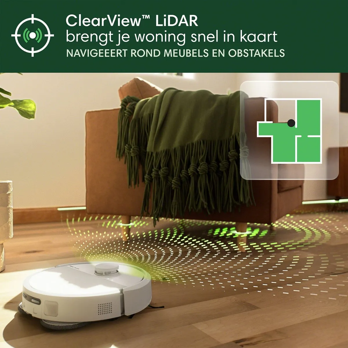 iRobot Roomba Plus 405 Combo Robotstofzuiger - Wit
