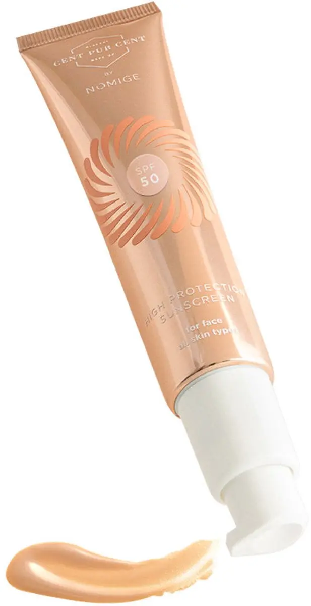Cent Pur Cent High Protection Sunscreen Gezicht SPF 50 - 40ml
