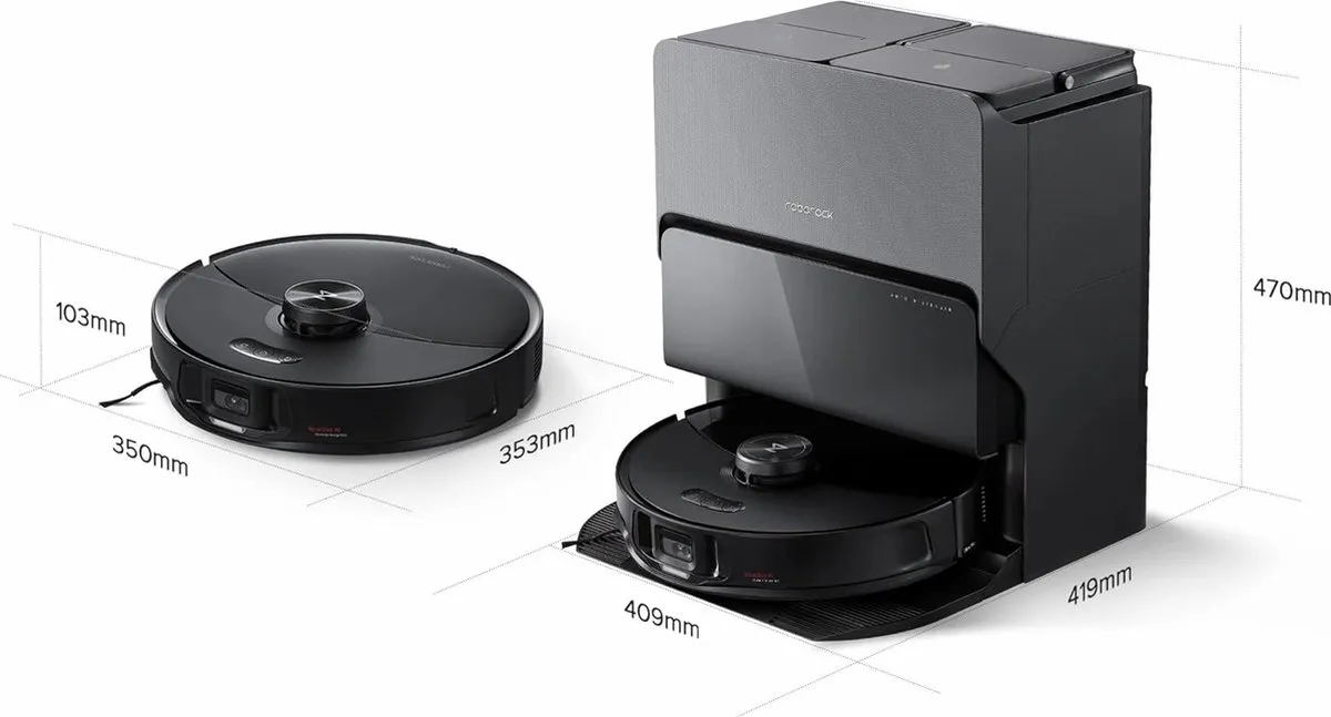 Roborock S8 MaxV Ultra Robotstofzuiger - Zwart