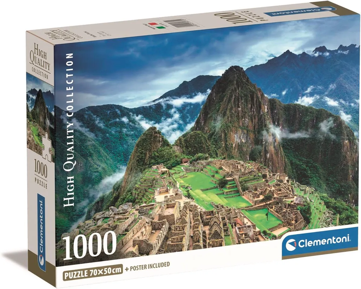 Clementoni Machu Picchu Puzzel 1000 Stuks - High Quality Collection