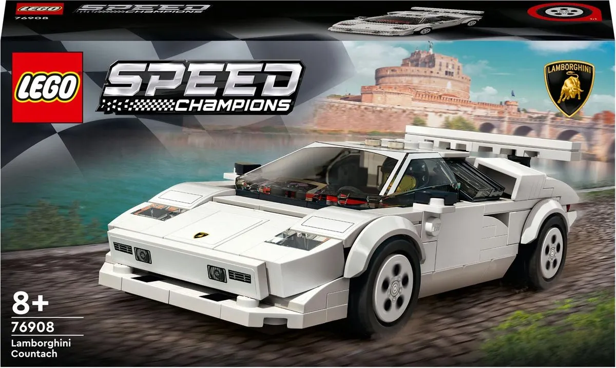 LEGO Speed Champions Lamborghini Countach 76908 - 262 Stukken - afbeelding 6 van 6