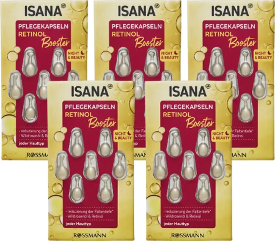 Isana Retinol Booster Concentraat Capsules