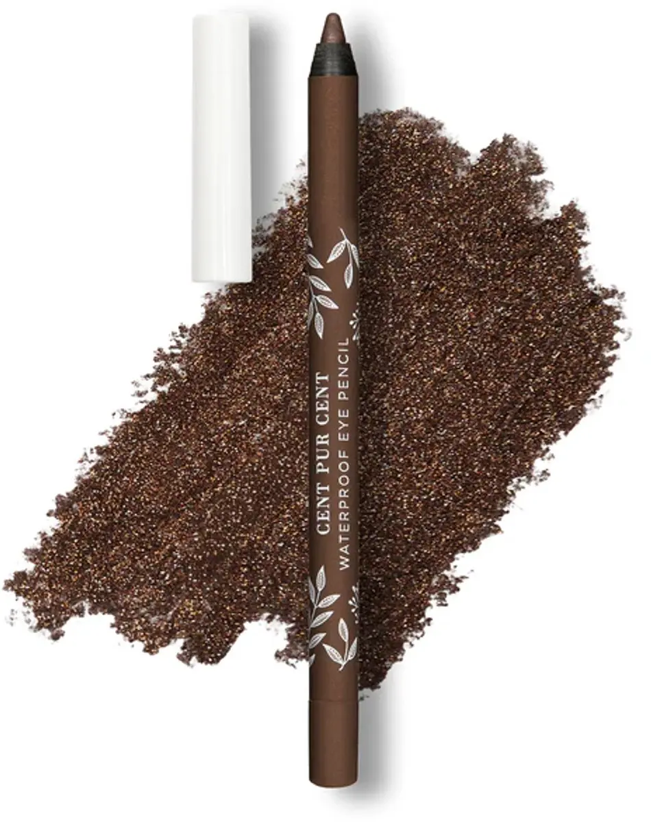 Cent Pur Cent Waterproof Eye Pencil Brun Irisé 1.3g
